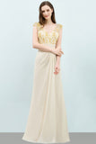MISSHOW offers V-neck Sequined Top A-line Floor Length Chiffon Prom Dresses at a cheap price from Champagne, 30D Chiffon to A-line Floor-length hem. Stunning yet affordable Sleeveless Prom Dresses.