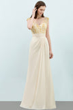 MISSHOW offers V-neck Sequined Top A-line Floor Length Chiffon Prom Dresses at a cheap price from Champagne, 30D Chiffon to A-line Floor-length hem. Stunning yet affordable Sleeveless Prom Dresses.