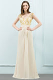 MISSHOW offers V-neck Sequined Top A-line Floor Length Chiffon Prom Dresses at a cheap price from Champagne, 30D Chiffon to A-line Floor-length hem. Stunning yet affordable Sleeveless Prom Dresses.