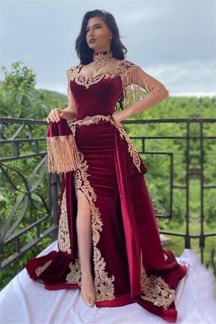 Vintage Plus Size Maxi Long Velvet Evening Dresses For Women - | Online  Fashion Shopping