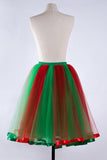 Women Rainbow Tutu Skirt Layered Tulle Skirt Girls Colorful Halloween Costumes Tutu-misshow.com